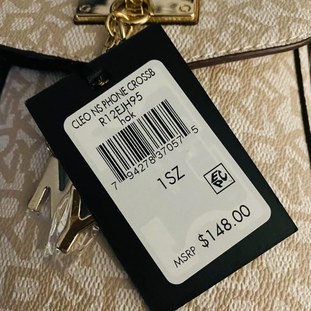 DKNY Phone Crossbody with All Over Logos - Picture 11 of 11